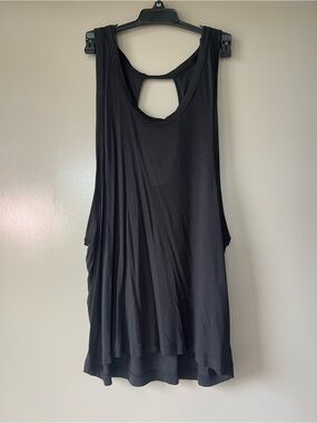 ALO Yoga Black Flowing Racerback Tank